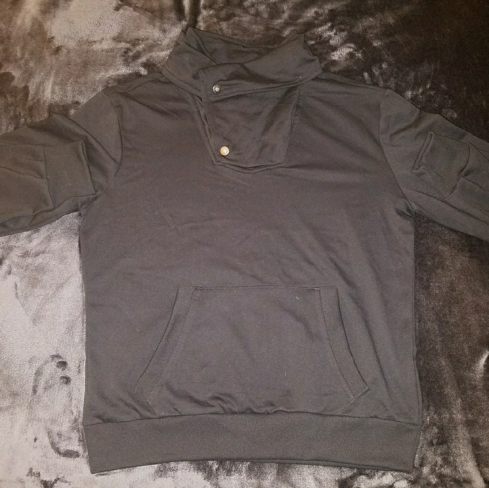 American Stitch Black Long Sleeve Sweater